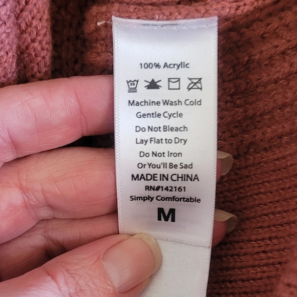 LuLaRoe Long Sleeve Dress in Rust - Picture 3 of 6